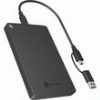 ICY BOX EXTERNAL USB-C 3.2 GEN2 TOOLLESS 2.5' SATA ENCLOSURE BLACK IB-201T-CU31