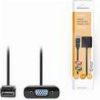 NEDIS CCGB37351BK02 DISPLAYPORT ADAPTER DISPLAYPORT MALE - VGA FEMALE 1080P 0.20M BLACK
