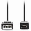 NEDIS CCGL60300BK30 USB 2.0 CABLE USB-A MALE - USB MINI-B 5 PIN MALE 3.00M BLACK
