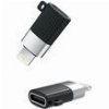 XO NB149-D ΑΝΤΑΠΤΟΡΑΣ USB HIGH-SPEED TYPE-C ΘΗΛ. ? LIGHTNING ΣΕ ΜΑΥΡΟ/ΑΣΗΜΙ ΧΡΩΜΑ