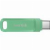 SANDISK SDDDC3-256G-G46AG ULTRA DUAL DRIVE GO 256GB USB 3.2 TYPE-A/TYPE-C FLASH DRIVE ABSINTHE GREE