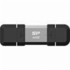 SILICON POWER MOBILE C51 64GB DUAL USB 3.2 TYPE-A & TYPE-C FLASH DRIVE SP064GBUC3C51V1S
