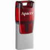 USB STICK APACER AH180 32GB USB 3.2 GEN 1/USB-C ΚΟΚΚΙΝΟ
