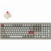 KEYCHRON V6 MAX RETRO (V6M-R1) QMK/VIA BT/2,4/WIRED CUSTOM MECHANICAL KEYBOARD RED SWITCH 100% US