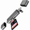 ICY BOX OTG 2-PORT CARD READER ANTHRACITE IB-CR200-C