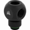 CORSAIR HYDRO X FITTING ADAPTER XF Y-SPLITTER ROTARY BLACK