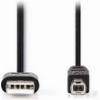 NEDIS CCGL60101BK20 USB 2.0 CABLE USB-A MALE - USB-B MALE 2.00M BLACK