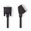 NEDIS CVGP31550BK20 SCART MALE - VGA FEMALE CABLE 2M BLACK