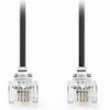 NEDIS TCGL90200BK50 TELECOM CABLE RJ11 MALE - RJ11 MALE 5.00M BLACK