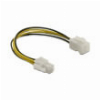 DELOCK 82428 EXTENSION CABLE P4 4-PIN MALE - P4 4-PIN FEMALE 15CM