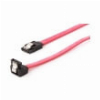 GEMBIRD CC-SATAM-DATA90-0.3M SATA 3 DATA CABLE 90 DEGREE WITH METAL CLIPS 30CM