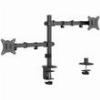 GEMBIRD ADJUSTABLE DESK MOUNTED DOUBLE MONITOR ARM 17'-32' MA-D2-03