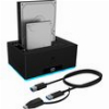 ICY BOX RGB USB 3.2 DOCKING AND CLONE STATION FOR 2X2.5'/3.5' HDD/SSD BLACK IB-127CL-U3