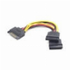 CABLEXPERT CC-SATAM2F-01 SATA POWER SPLITTER CABLE 0.15M