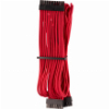 CORSAIR DIY CABLE PREMIUM INDIVIDUALLY SLEEVED ATX 24-PIN TYPE4 (GEN4) RED