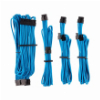 CORSAIR DIY CABLE PREMIUM INDIVIDUALLY SLEEVED DC CABLE STARTER KIT TYPE4 (GEN4) BLUE