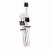 CORSAIR DIY CABLE PREMIUM INDIVIDUALLY SLEEVED PCIE CABLE TYPE4 (GEN4) WHITE