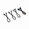 CORSAIR DIY CABLE PREMIUM SLEEVED I/O CABLE EXTENSION KIT BLACK