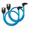 CORSAIR DIY CABLE PREMIUM SLEEVED SATA DATA CABLE SET 90° CONNECTORS BLUE 60CM