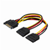 SAVIO AK-17 POWER CABLE SATA 15 PIN M - 2XSATA 15 PIN F