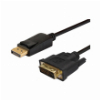SAVIO CL-106 DISPLAYPORT (M) ? DVI (M) CABLE 1.8M BLACK
