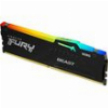 RAM KINGSTON FURY BEAST BLACK RGB 16GB DDR5 6000MT/S CL36 AMD EXPO KF560C36BBE2A-16