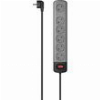 ΠΟΛΥΜΠΡΙΖΟ HAMA 6 ΘΕΣΕΩΝ ΜΕ ΔΙΑΚΟΠΤΗ 1.5M GREY HAMA-223059