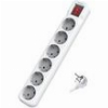 EUROLAMP ΠΟΛΥΠΡΙΖΟ 6Θ ΔΙΑΚΟΠΤΗ 3X1,5MM 1,5M ΠΡΟΣΤΑΣΙΑ ΕΠΑΦΩΝ 147-62214