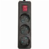 EUROLAMP ΠΟΛΥΠΡΙΖΟ 3Θ ΔΙΑΚΟΠΤΗ 3X1,5MM 1,5M ΜΑΥΡΟ ΠΡΟΣΤΑΣΙΑ ΕΠΑΦΩΝ 147-62261