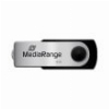MEDIARANGE MR908 8GB USB 2.0 FLASH DRIVE BLACK/SILVER