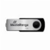 MEDIARANGE MR910 16GB USB 2.0 FLASH DRIVE BLACK/SILVER