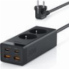 TESSAN 6 IN 1 POWER STRIP 2XSCHUKO 2XUSB 2XTYPE-C 30W WITH CABLE 2M BLACK TS-FS01DE00