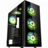 CASE KOLINK OBSERVATORY HF PLUS GLASS ARGB PWM MIDI TOWER CASE BLACK W 6 ARGB PWM FANS (5X140 1X120