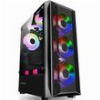 ARMAGGEDDON GAMING PC CASE DUAL CHAMBER WITH 3 ARGB FANS TRITRON 2 BLACK TRITRON2-B