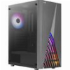 CASE AEROCOOL DELTA G-BK-V1 MIDI TOWER TEMPERED GLASS BLACK