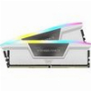 RAM CORSAIR VENGEANCE WHITE RGB 64GB (2X32GB) DDR5 6000MT/S CL30 INTEL XMP DUAL CMH64GX5M2B6000C30W