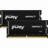RAM KINGSTON FURY IMPACT 32GB (2X16GB) SO-DIMM DDR5 6400MT/S CL38 DUAL KIT KF564S38IBK2-32