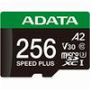 ADATA UD256GUI3V30A2SP-RA1 SPEED PLUS 256GB MICRO SDXC UHS-I 180MB/S U3 C10 WITH ADAPTER