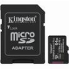 KINGSTON SDCS3/64GB CANVAS SELECT PLUS GEN3 64GB MICRO SDXC 100MB/S A1 + ADAPTER