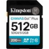 KINGSTON SDG4/512GB CANVAS GO PLUS GEN4 512GB SDXC U30 V30 A2