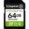 KINGSTON SDS3/64GB CANVAS SELECT PLUS GEN3 64GB SDXC 100MB/S C10 UHS-I U1 V10