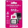 KIOXIA 4K MICRO SD GEN2 512GB EXCERIA PLUS UHS I U3 WITH ADAPTER LMPL2M512GG2