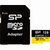 SILICON POWER INSPIRE 128GB MICRO SDXC U3 V30 A1 3D TLC NAND + SD ADAPTER SP128GBSTXLV3V1NSP