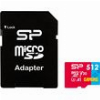 SILICON POWER SUPERIOR 512GB GAMING MICRO SDXC U3 V30 A1 + ADAPTER SP512GBSTXDV3V1NSP