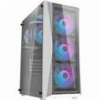 CASE DARKFLASH DK352 PLUS (ΜΑΥΡΟ ΚΑΙ ΛΕΥΚΟ) + 4 ΑΝΕΜΙΣΤΗΡΕΣ ARGB