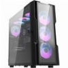 CASE DARKFLASH DK431 (ΜΑΥΡΟ) + 4 ΑΝΕΜΙΣΤΗΡΕΣ RGB