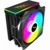 ARMAGGEDDON ARGB SILENT 12CM CPU COOLING FAN 6 HEAT PIPES BLACK BLIZZARD3-B