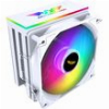 ARMAGGEDDON ARGB SILENT 12CM CPU COOLING FAN 6 HEAT PIPES WHITE BLIZZARD3-W