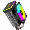 ARMAGGEDDON RGB SILENT 9CM CPU COOLING FAN 2 HEAT PIPES BLACK BLIZZARD1-B