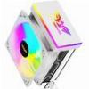 ARMAGGEDDON RGB SILENT 9CM CPU COOLING FAN 2 HEAT PIPES WHITE BLIZZARD1-W